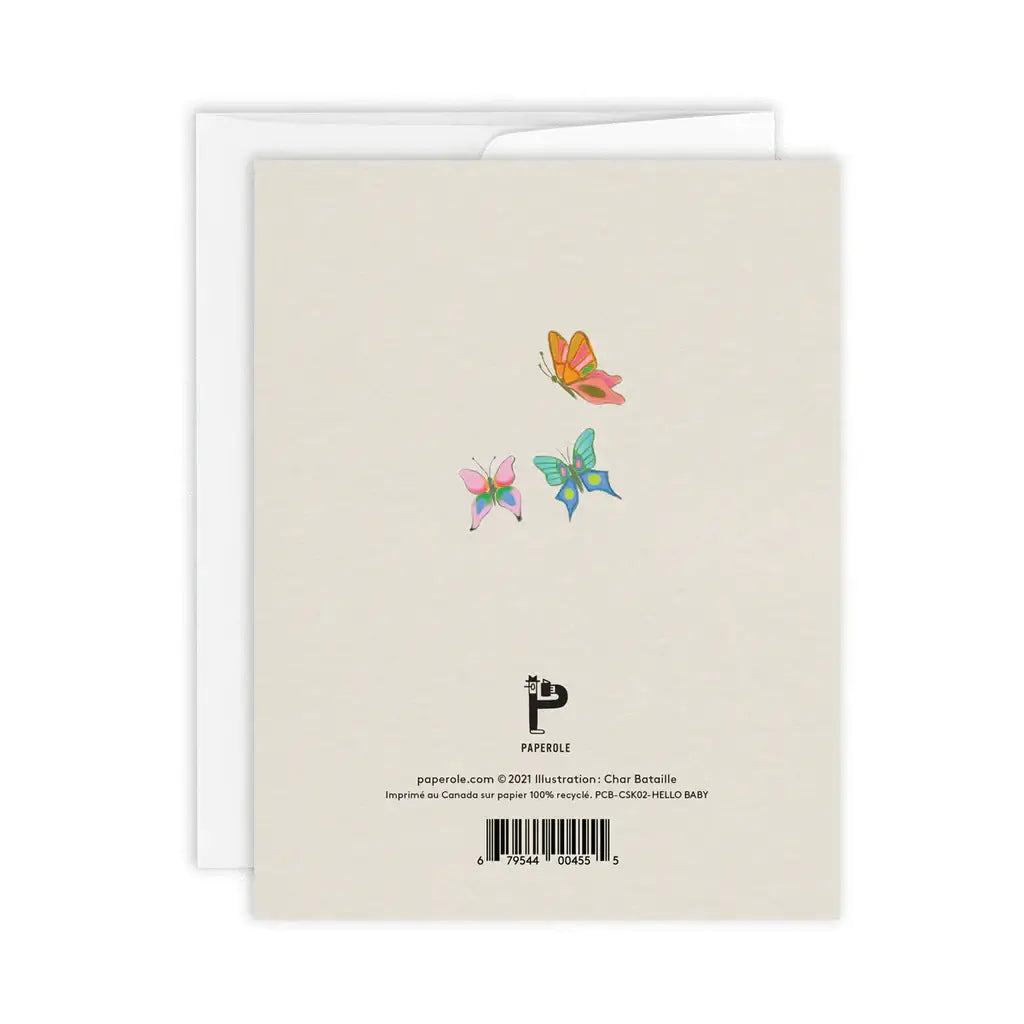 GREETING CARD - HELLO BABY