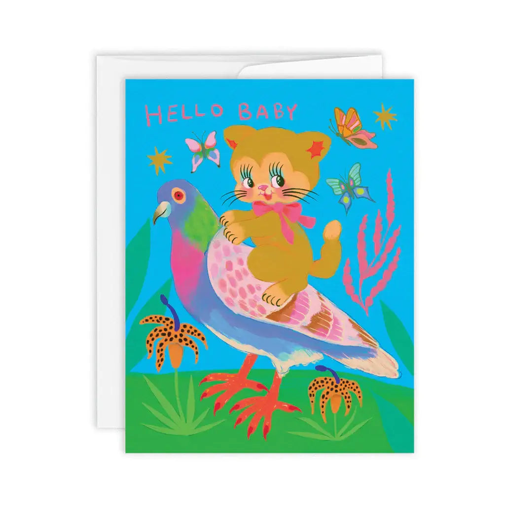 GREETING CARD - HELLO BABY