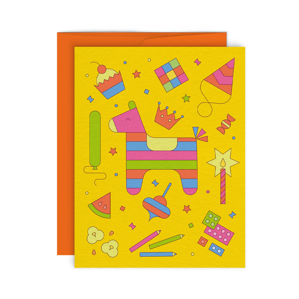 GREETING CARD - PIÑATA PARTY