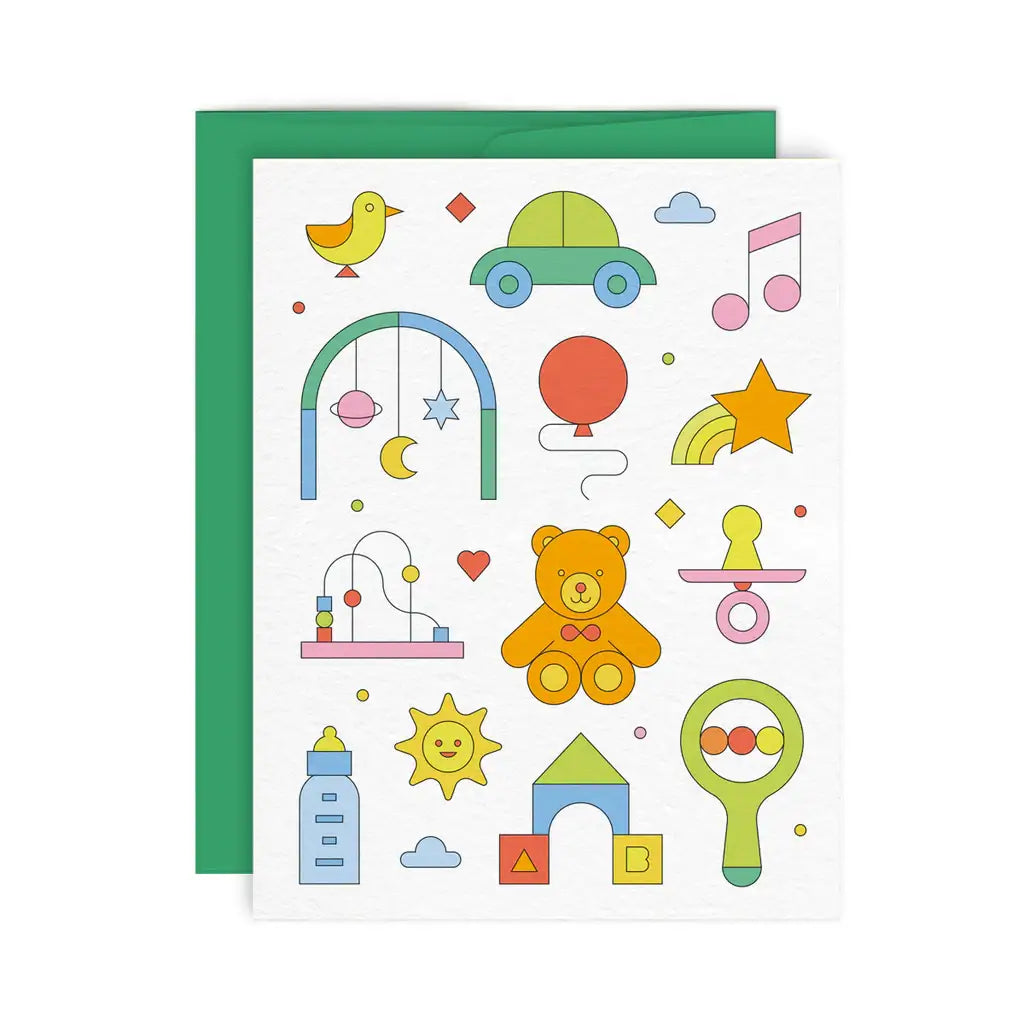 CARTE DE SOUHAITS - JOUETS