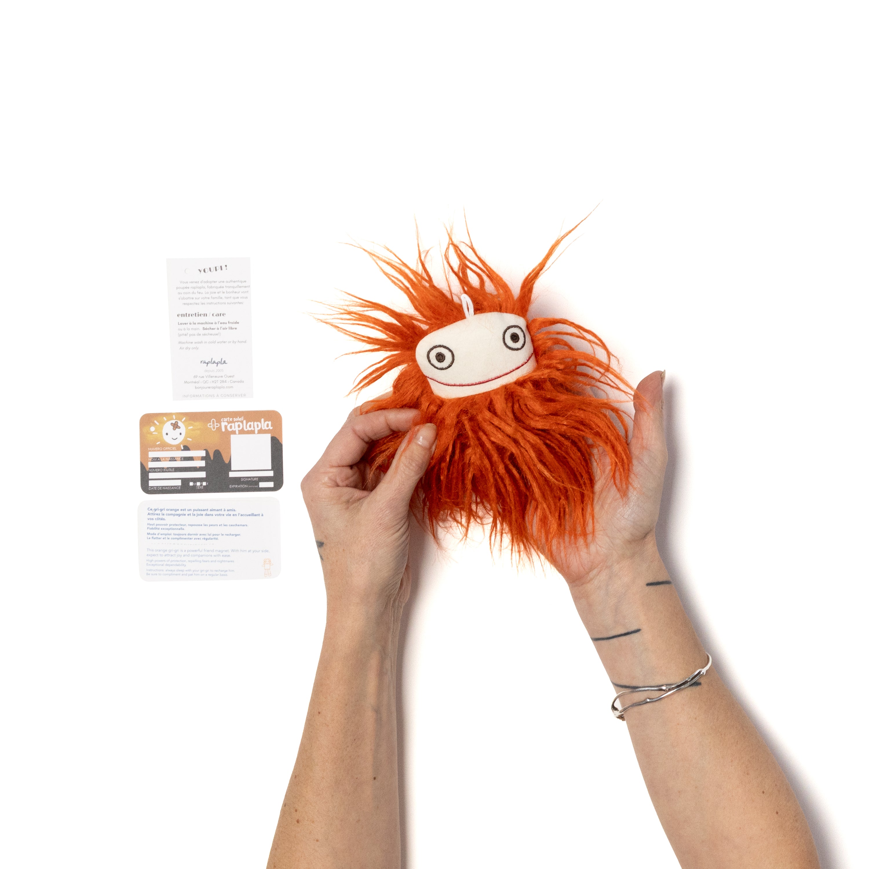GRI-GRI ORANGE - PELUCHE
