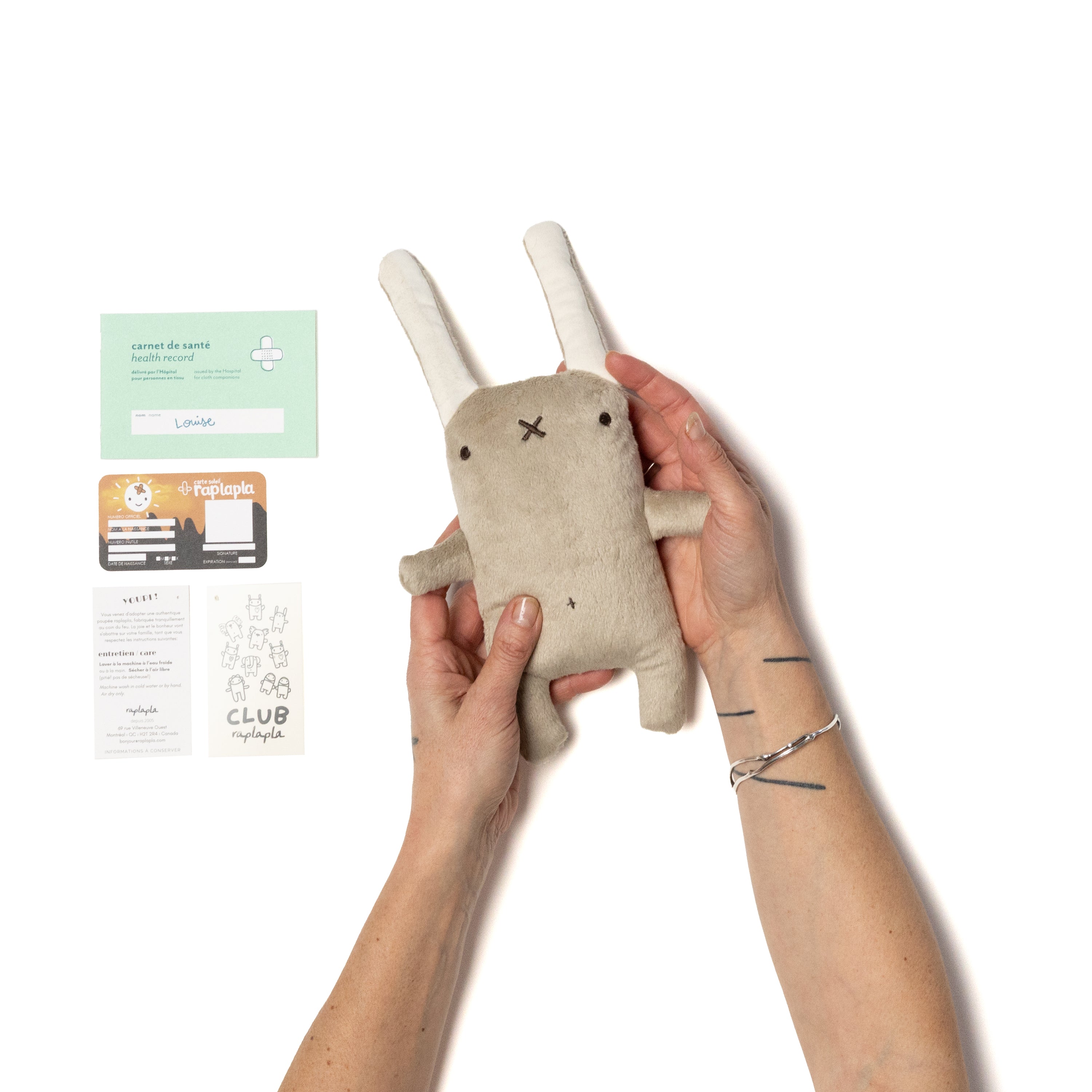 LOUISE THE BUNNY - STUFFED ANIMAL