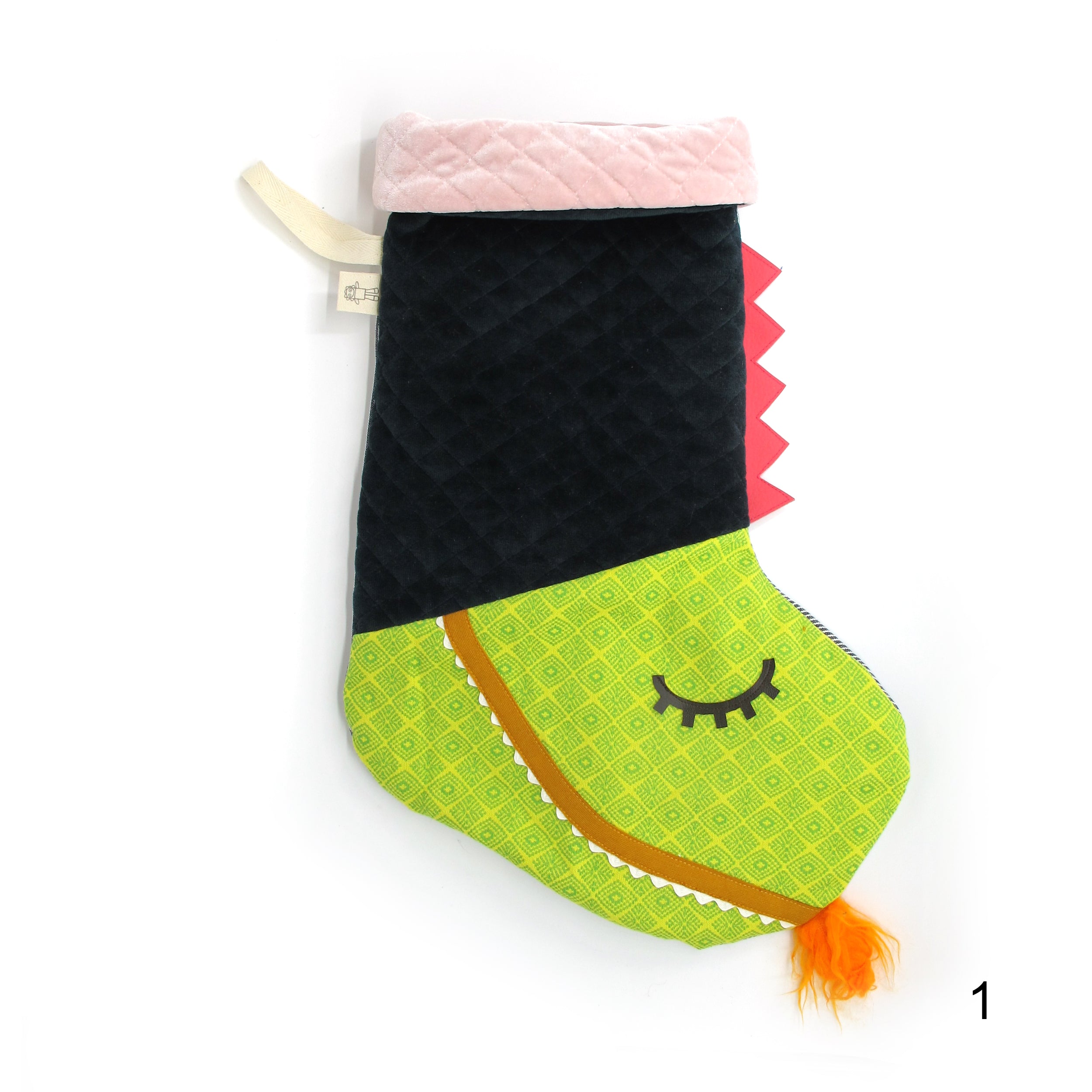 BAS DE NOËL - DRAGON / PIÈCES UNIQUES