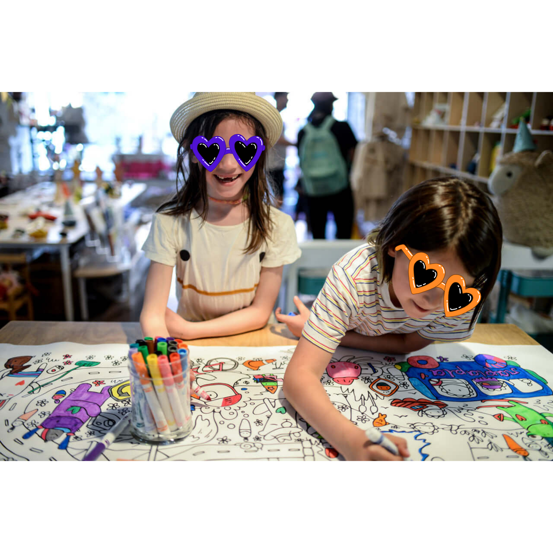 TSÉ-TSÉ EVERYWHERE - GIANT COLORING PAGE