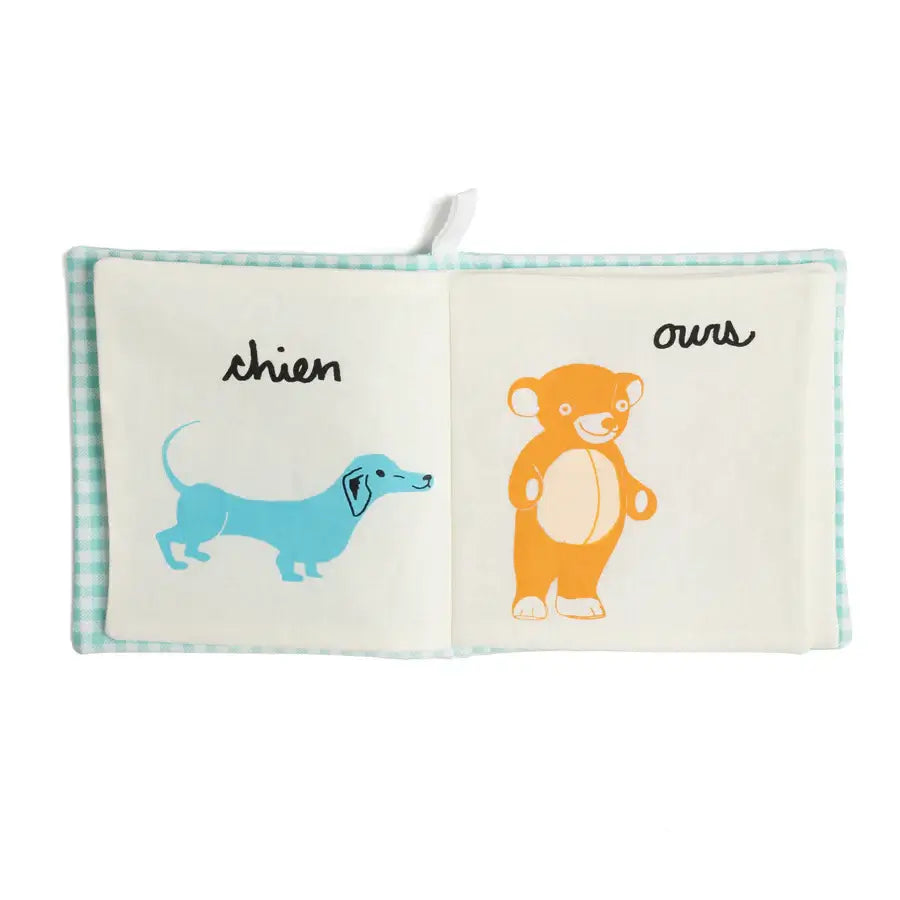 IMAGIER LES ANIMAUX - LIVRE EN TISSU