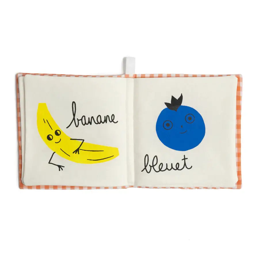 IMAGIER LES FRUITS - LIVRE EN TISSU