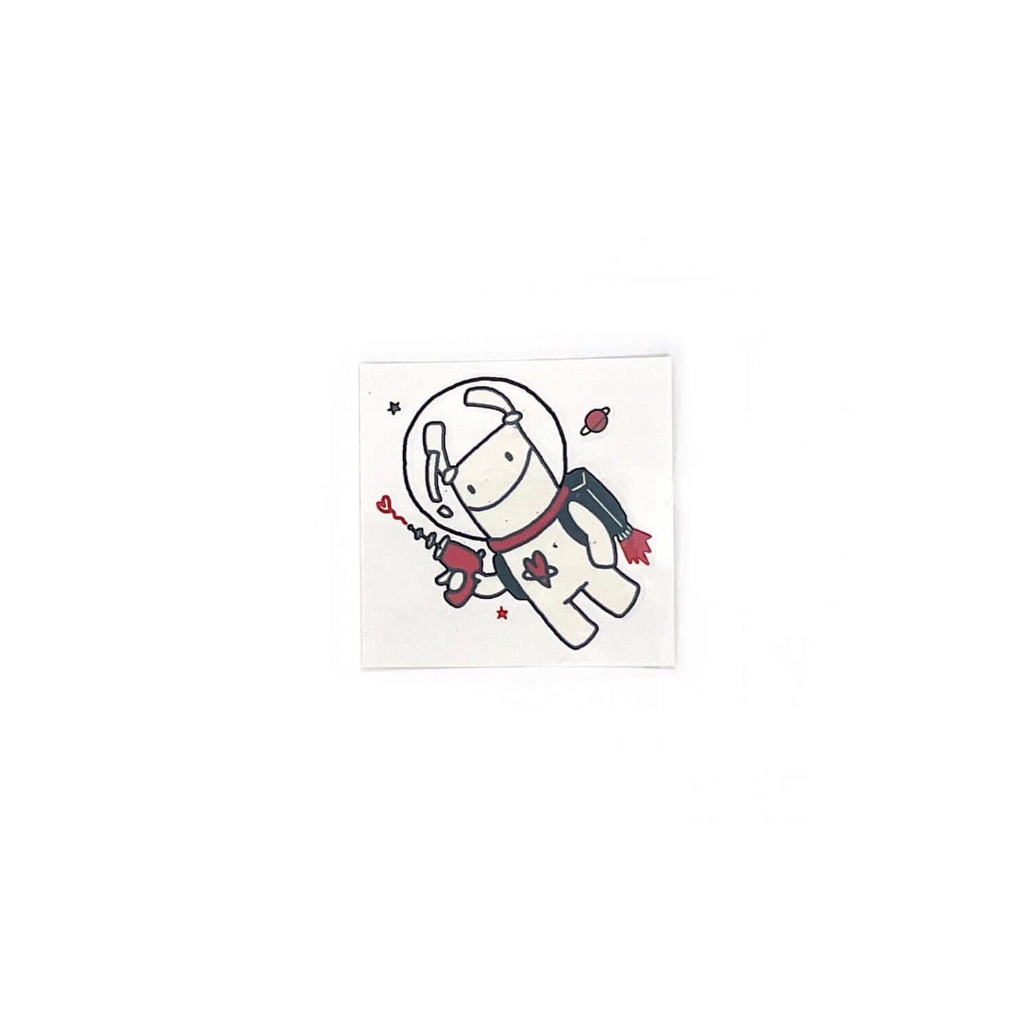 MONSIEUR TSÉ-TSÉ ASTRONAUTE - TATOUAGES TEMPORAIRES