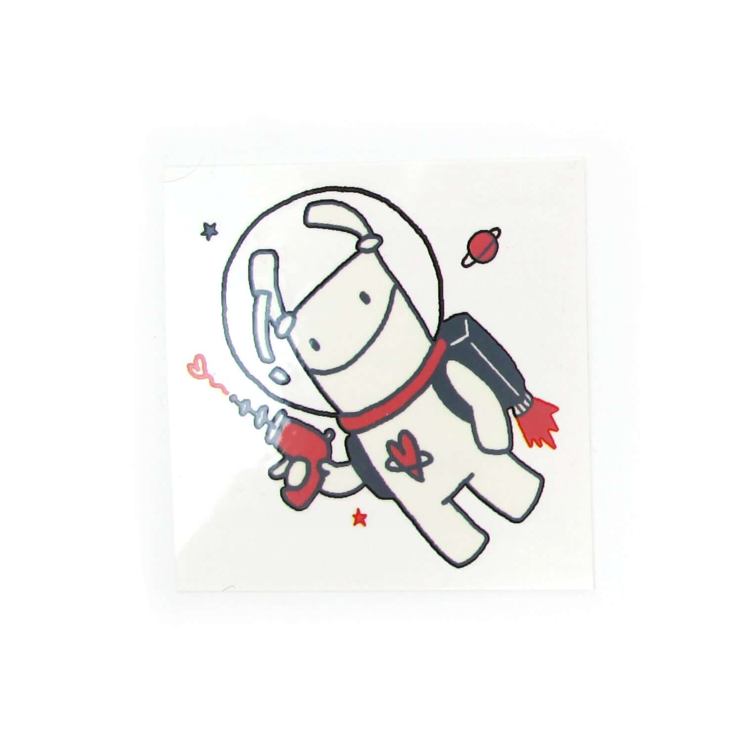 MONSIEUR TSÉ-TSÉ ASTRONAUTE - TATOUAGES TEMPORAIRES