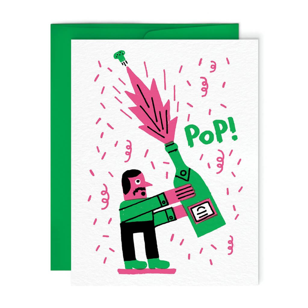 CARTE DE SOUHAIT - CHAMPAGNE