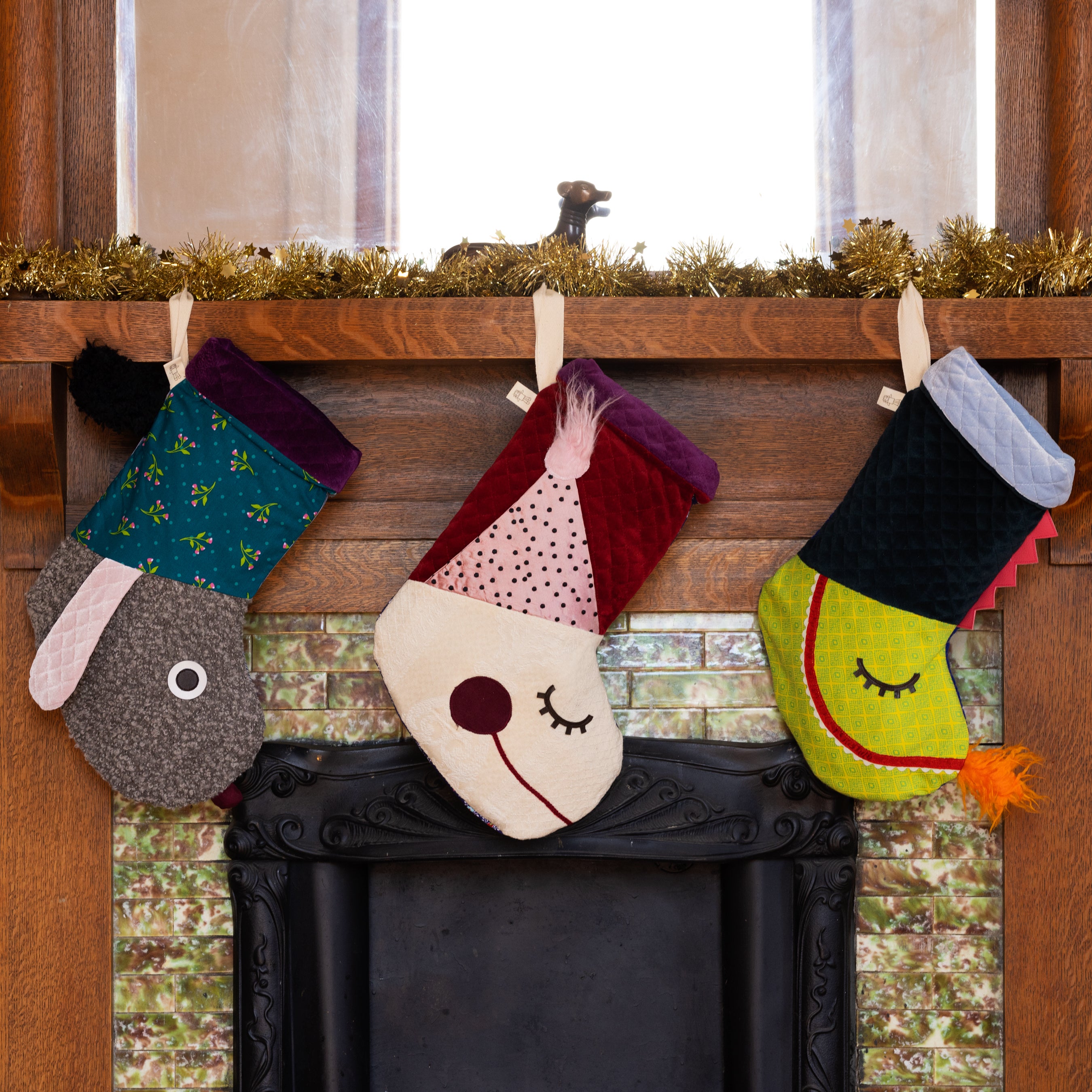 CHRISTMAS STOCKING - ANIMAL / UNIQUE PIECES