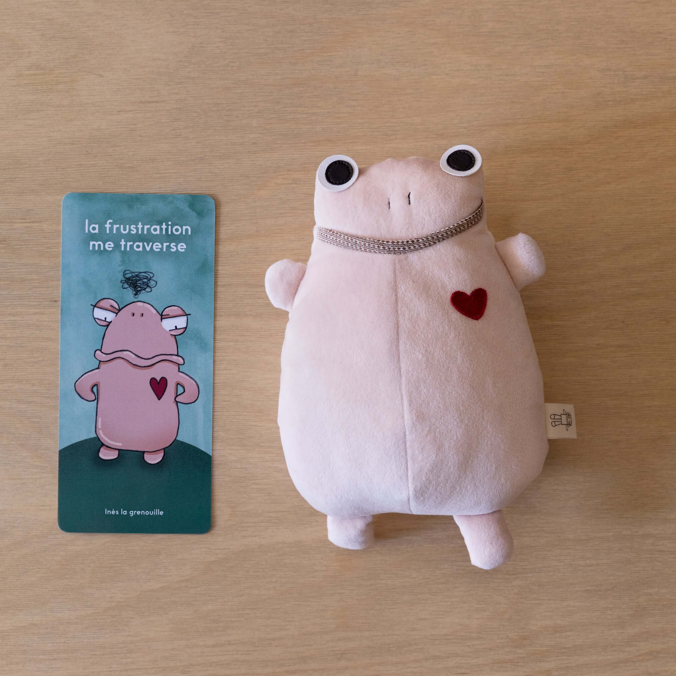 INÈS LA GRENOUILLE - PELUCHE