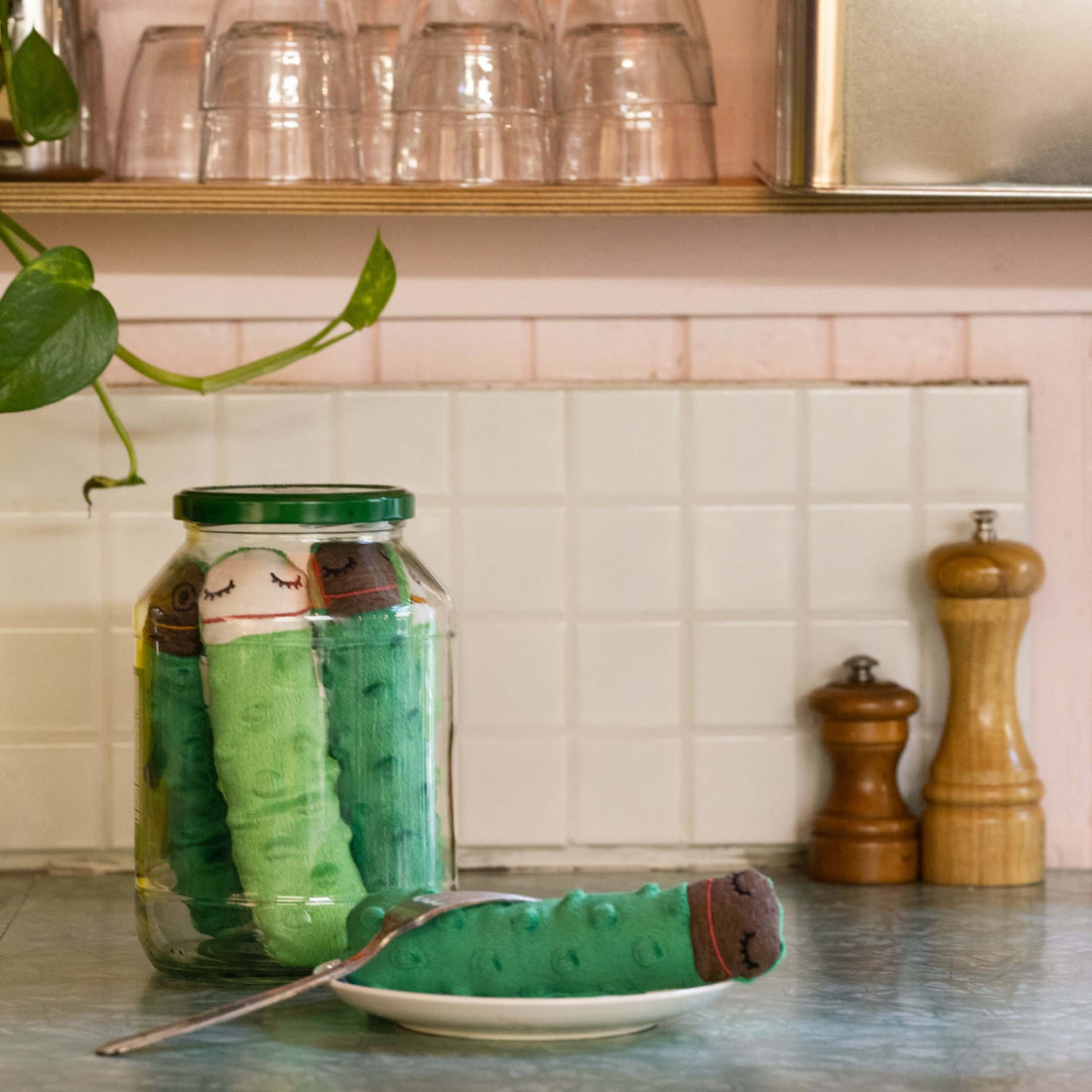 CORNICHON - HOCHET EN TISSU