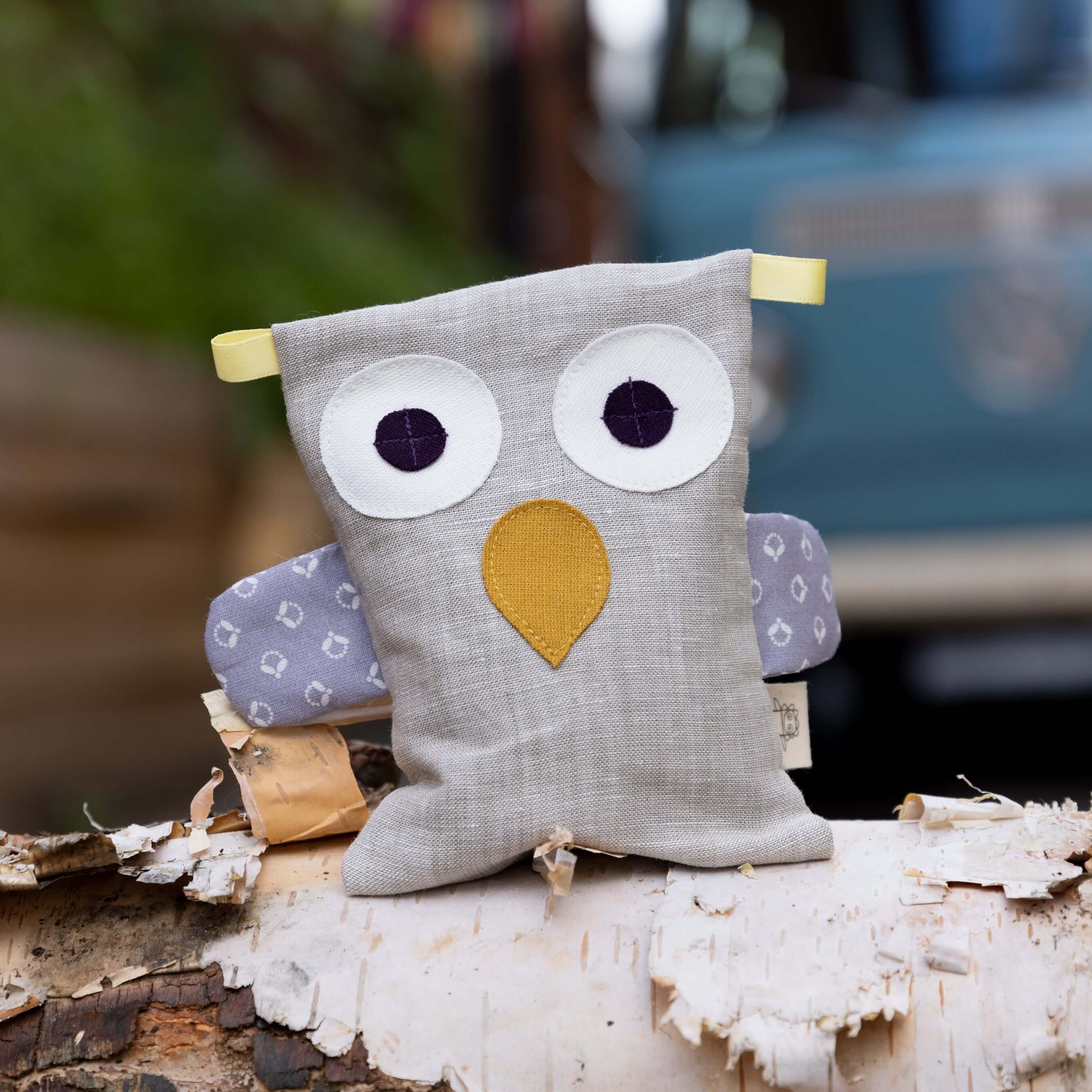 HEATING PAD - LINEN BABY NIGHT OWL