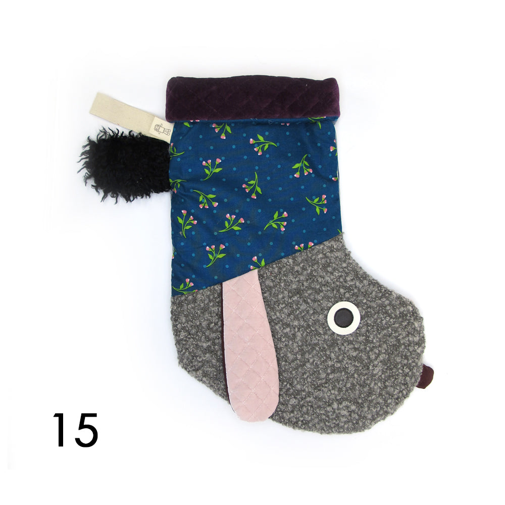 CHRISTMAS STOCKING - ANIMAL / UNIQUE PIECES