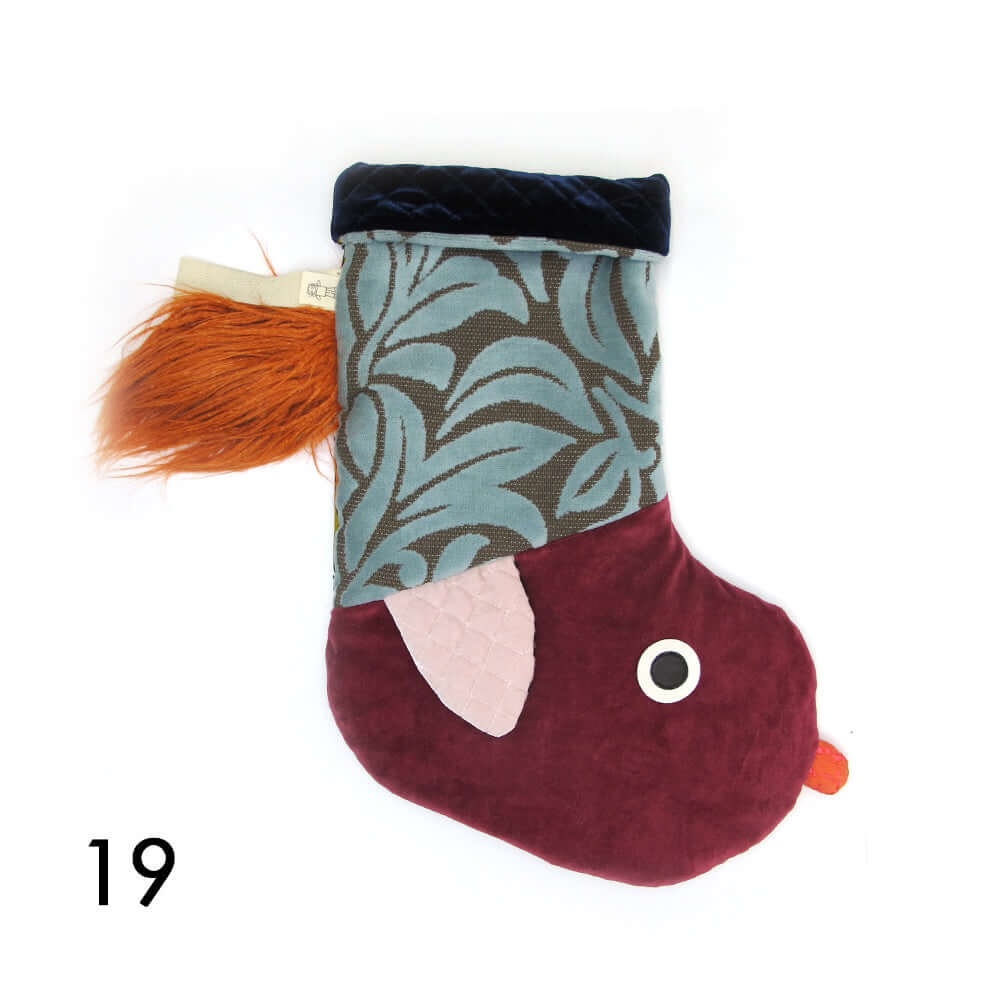 BAS DE NOËL - ANIMAL / PIÈCES UNIQUES
