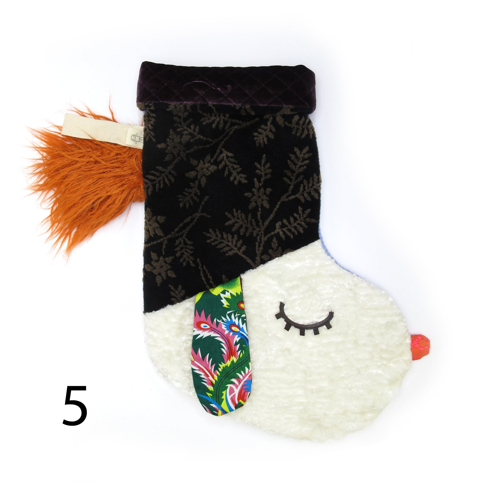 CHRISTMAS STOCKING - ANIMAL / UNIQUE PIECES