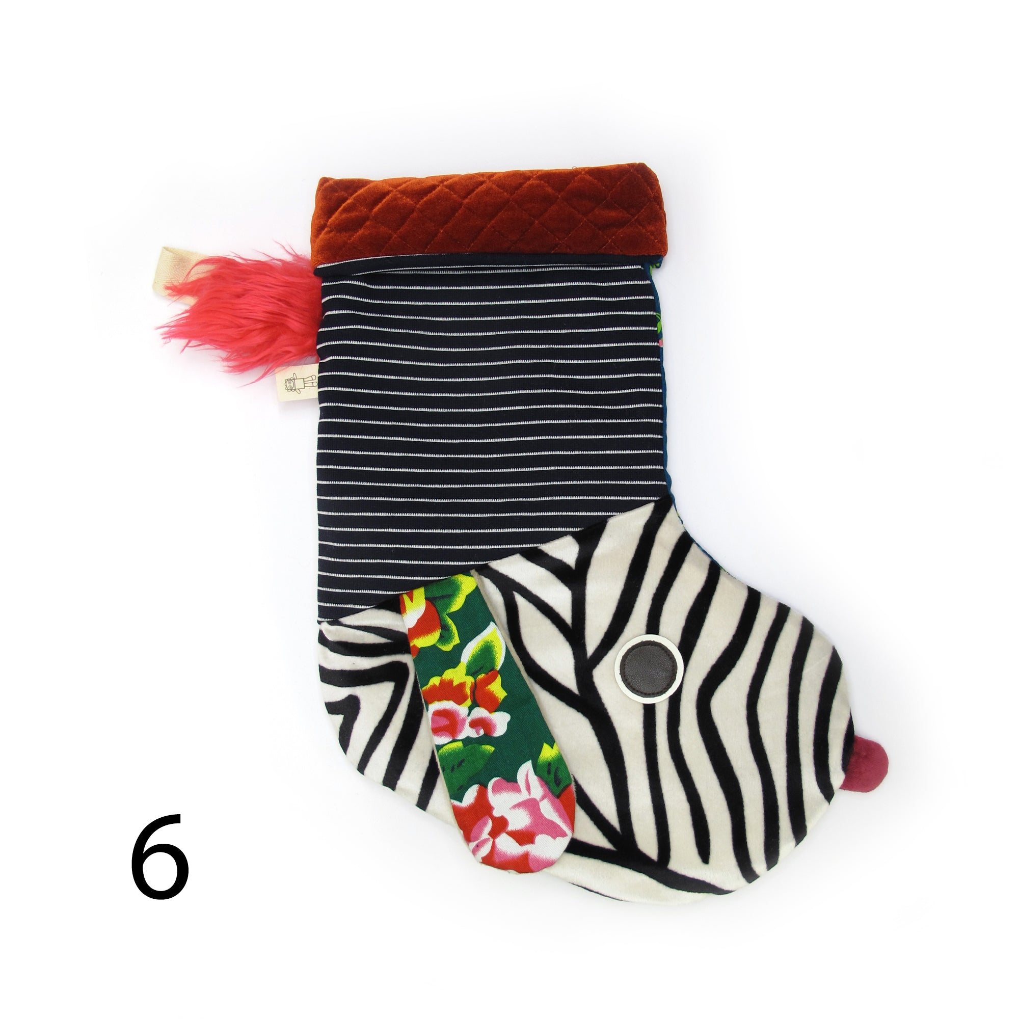 CHRISTMAS STOCKING - ANIMAL / UNIQUE PIECES