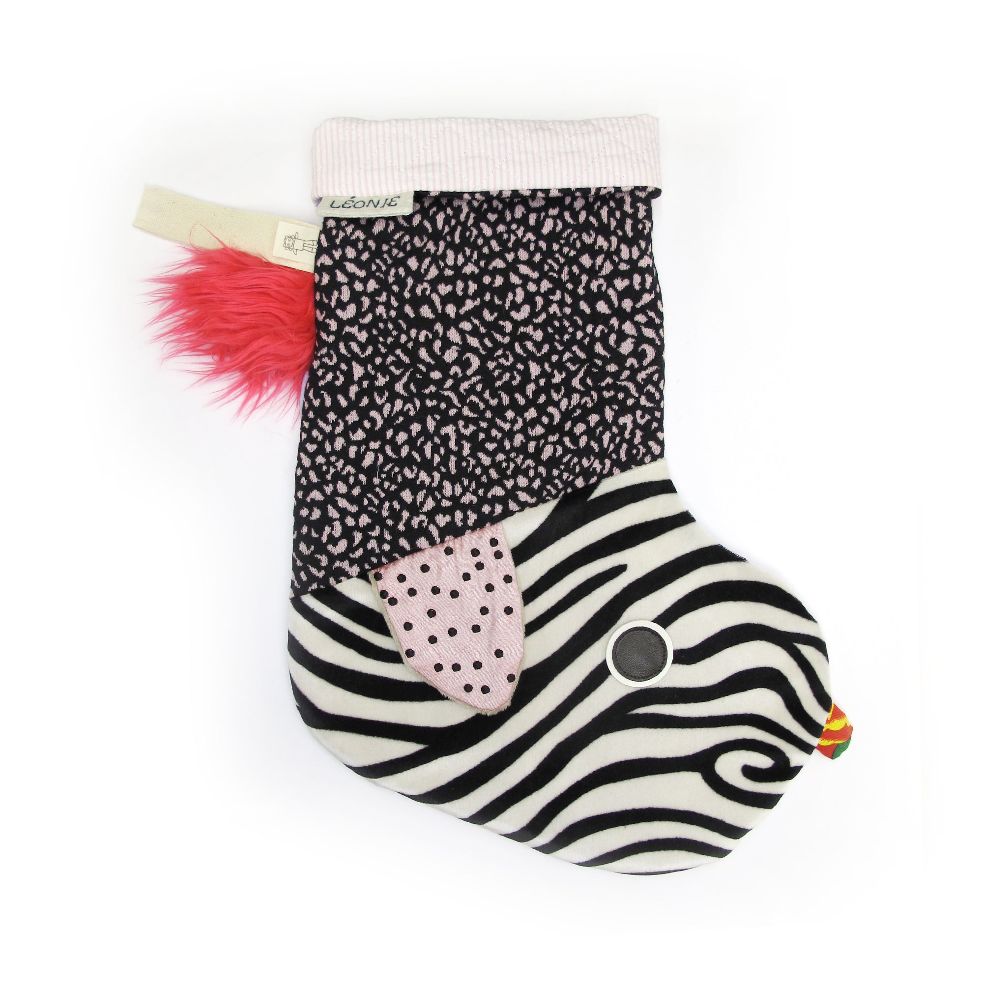 CHRISTMAS STOCKING - ANIMAL / UNIQUE PIECES