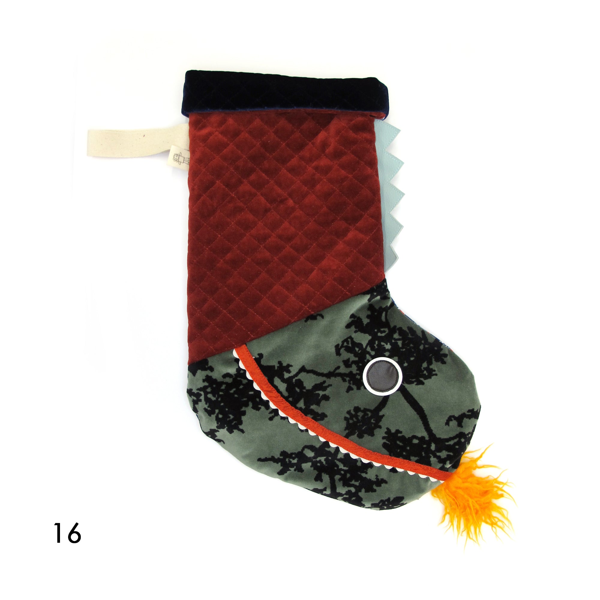 CHRISTMAS STOCKING - DRAGON / UNIQUE PIECES