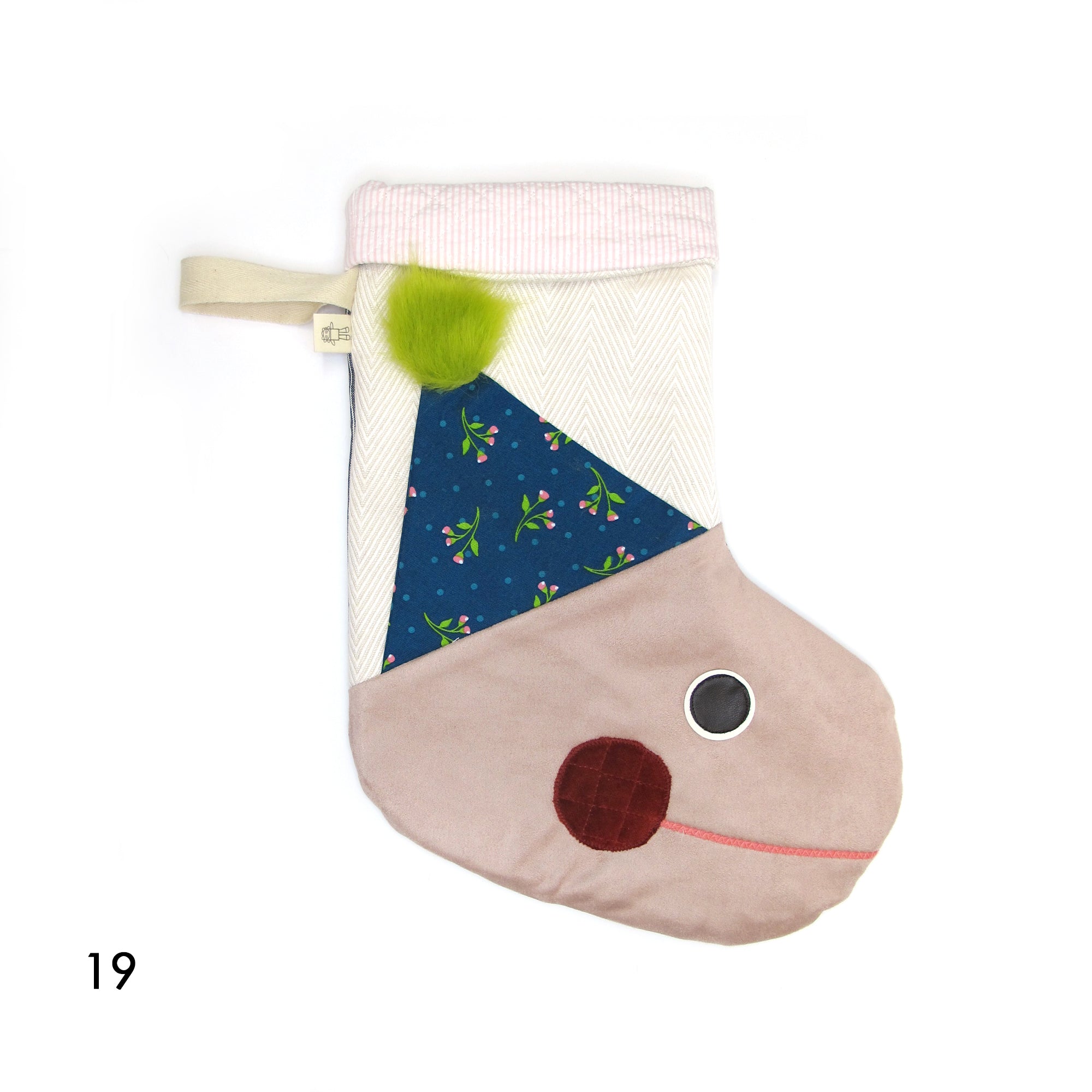 CHRISTMAS STOCKING - ELF / UNIQUE PIECES