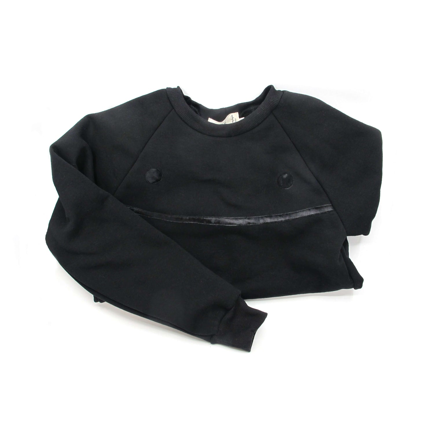 ADULT SWEATER - BLACK CREWNECK