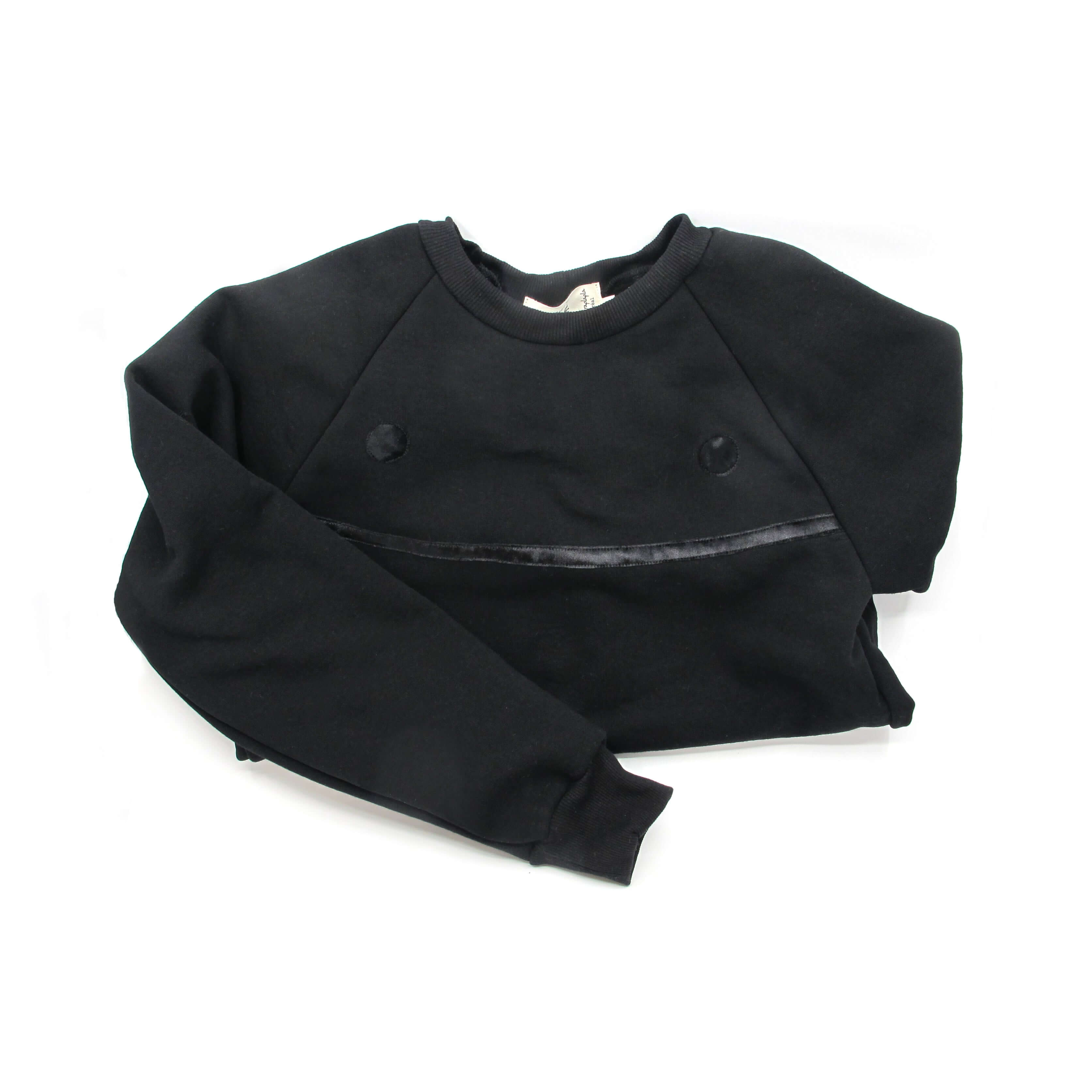ADULT SWEATER - BLACK CREWNECK