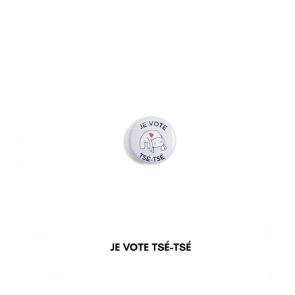 MONSIEUR TSÉ-TSÉ BUTTONS - BADGE