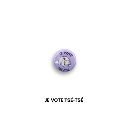 MACARONS MONSIEUR TSÉ-TSÉ - BADGE