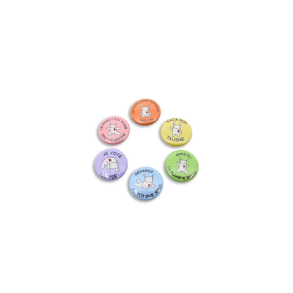 MACARONS MONSIEUR TSÉ-TSÉ - BADGE