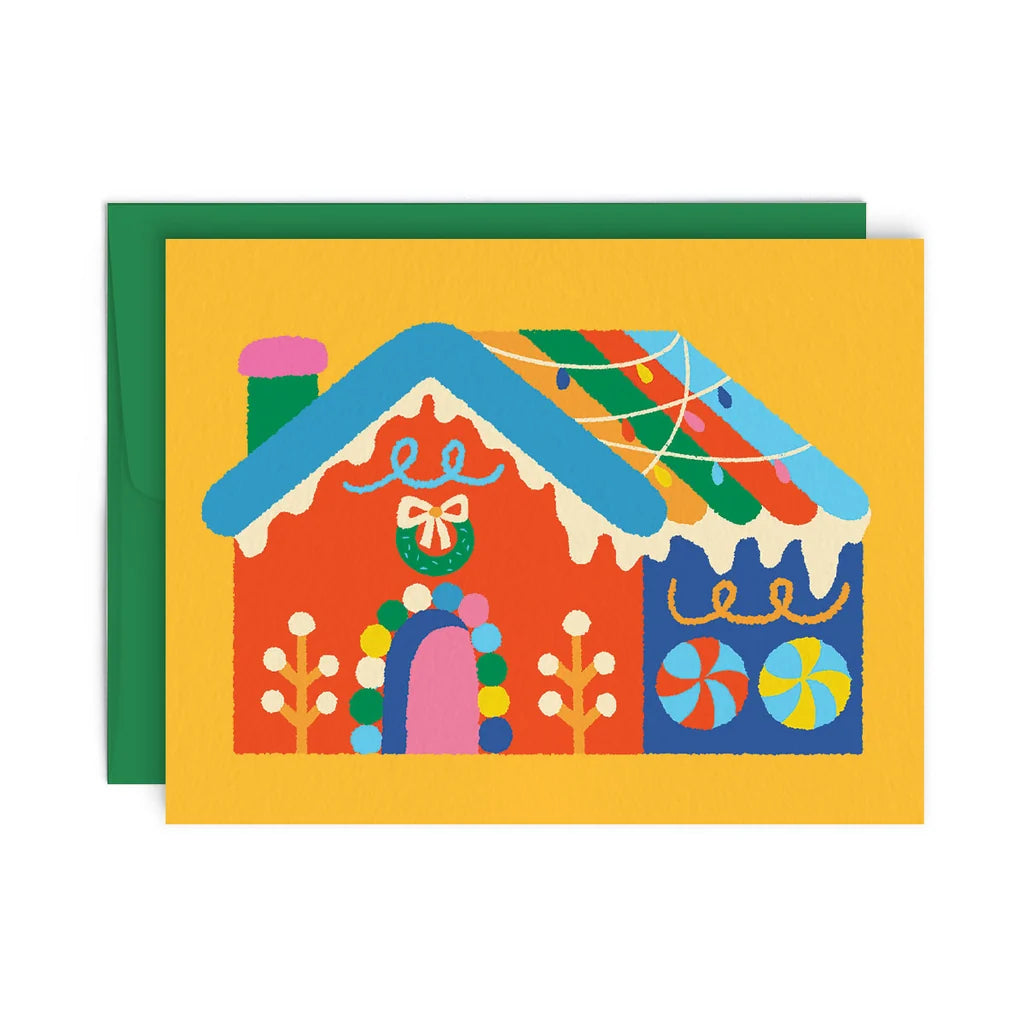 GREETING CARD - CANDY HOUSE
