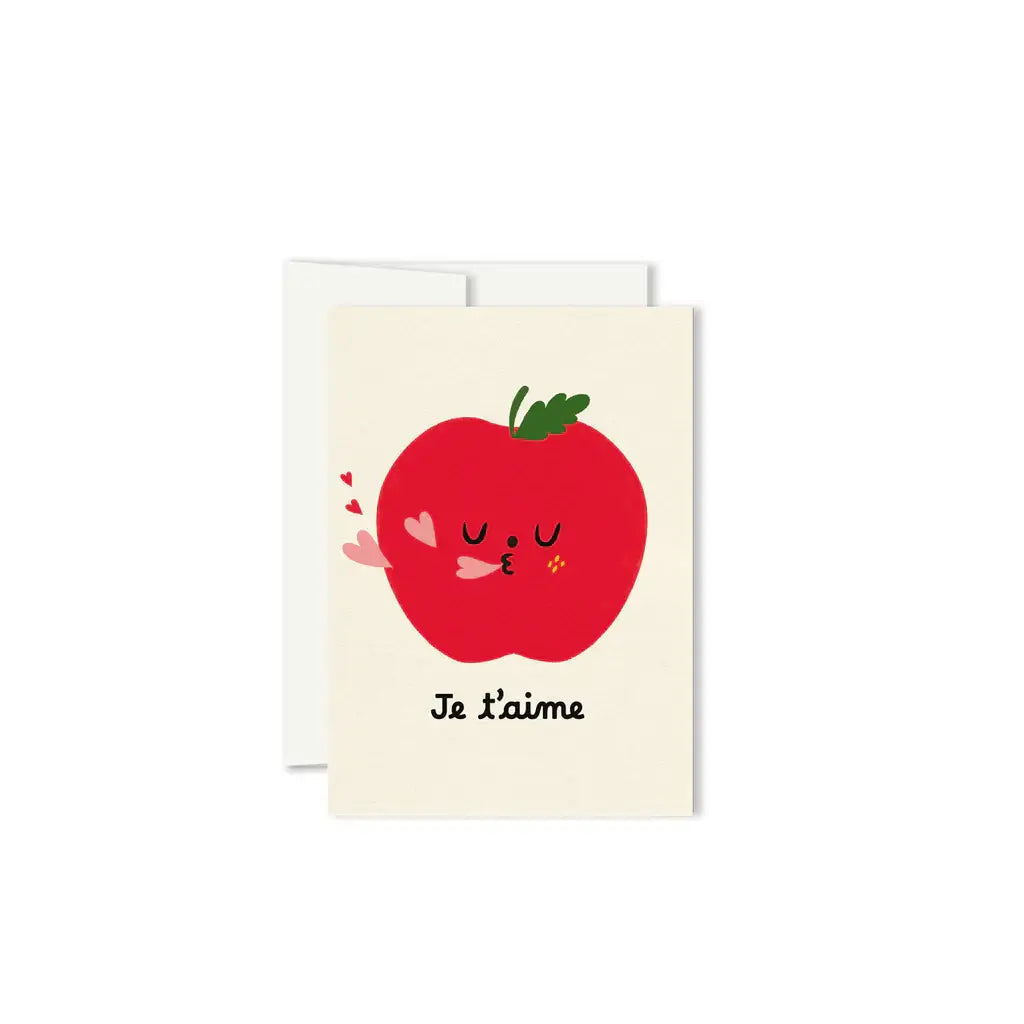 MINI CARTE DE SOUHAITS - POMME D&