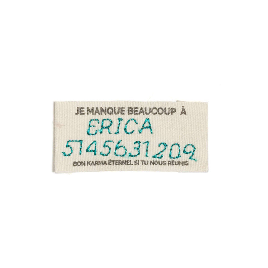 IDENTIFICATION LABEL - GOOD KARMA