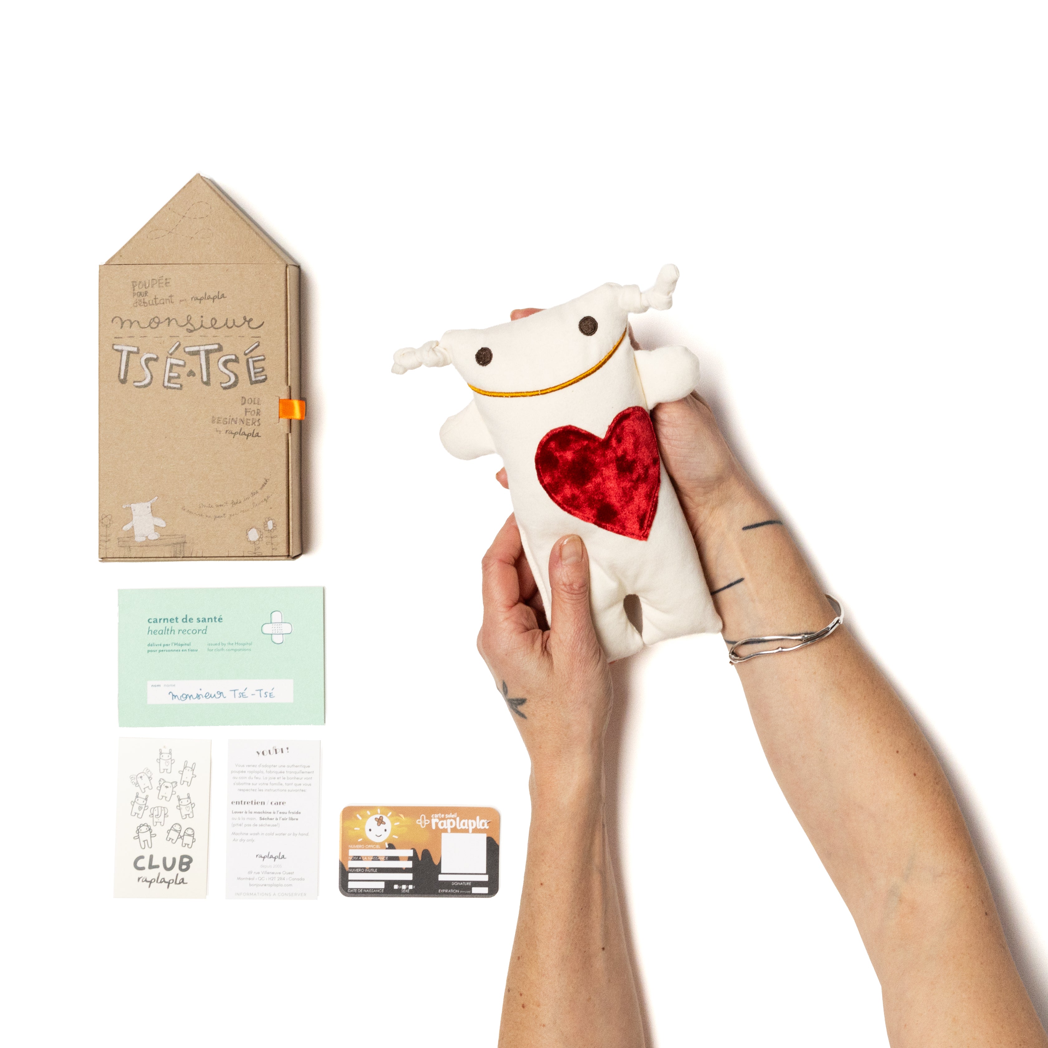 MONSIEUR TSÉ-TSÉ RED HEART - STUFFED TOY