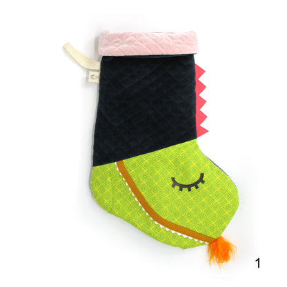 BAS DE NOËL - DRAGON / PIÈCES UNIQUES