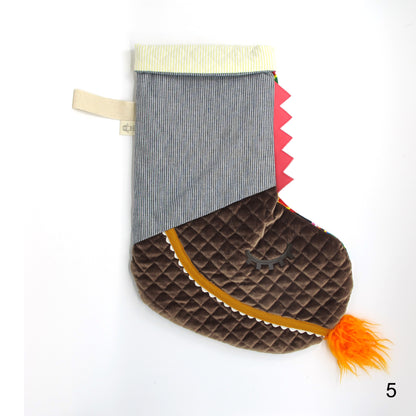 BAS DE NOËL - DRAGON / PIÈCES UNIQUES