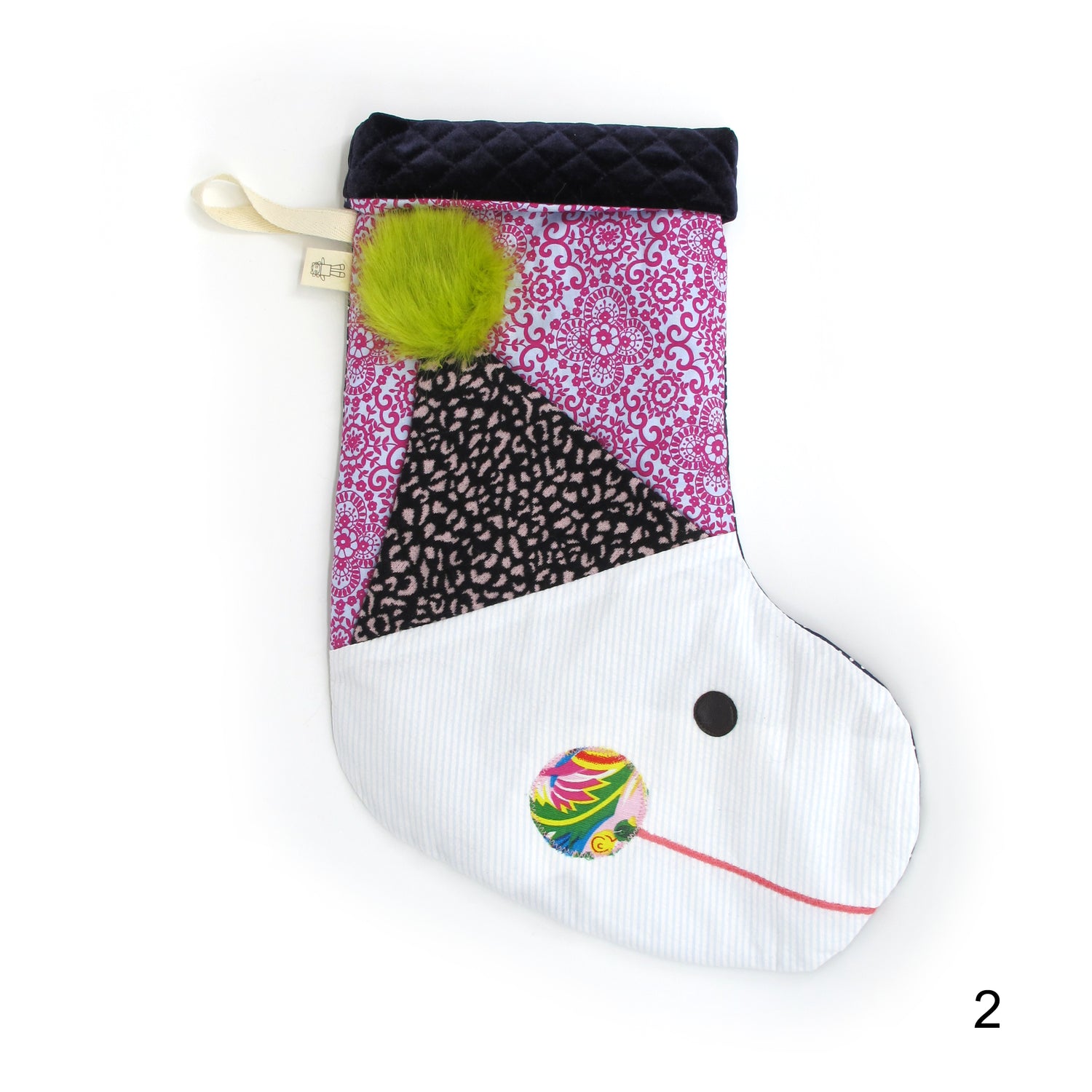 BAS DE NOËL - LUTIN / PIÈCES UNIQUES