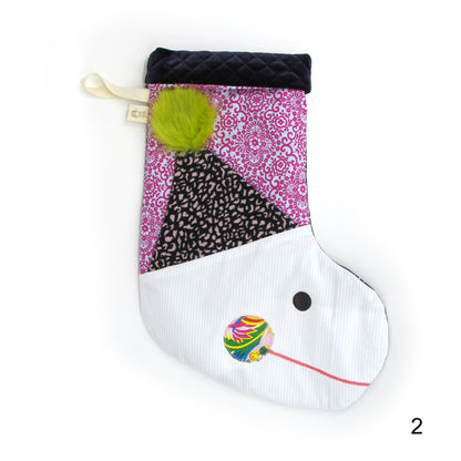 BAS DE NOËL - LUTIN / PIÈCES UNIQUES