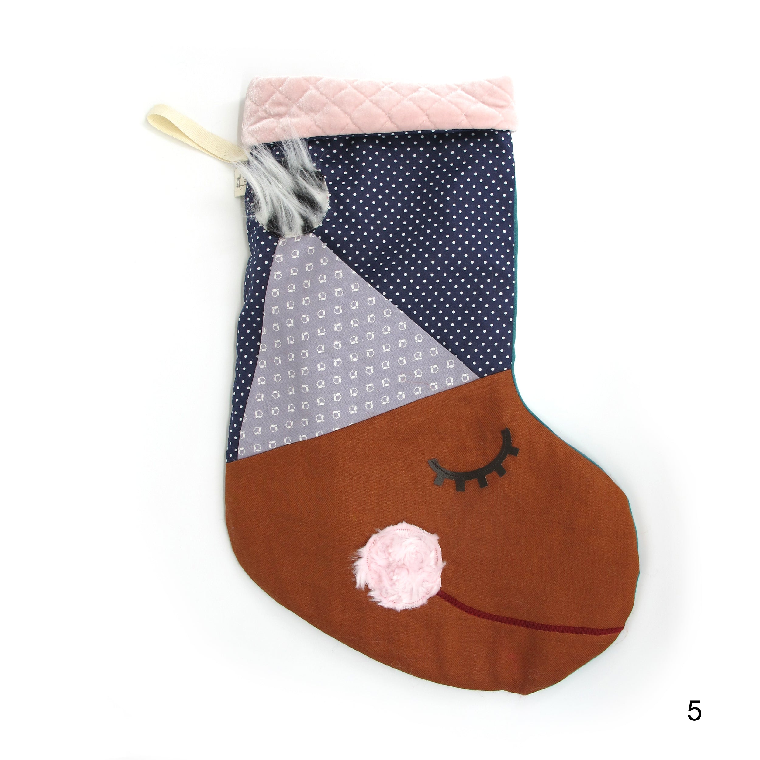 BAS DE NOËL - LUTIN / PIÈCES UNIQUES