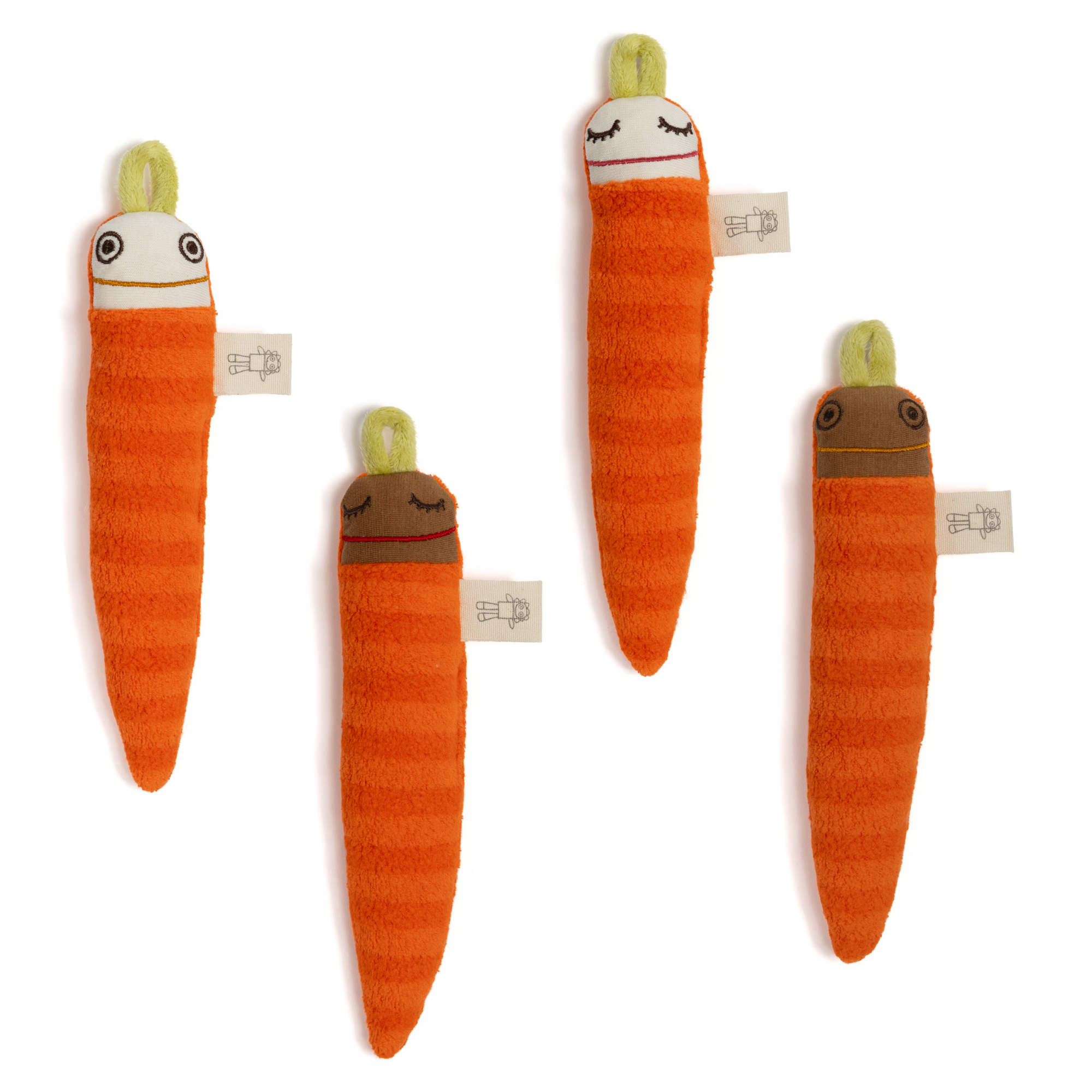 CARROT - SOFT TOY RATTLE
