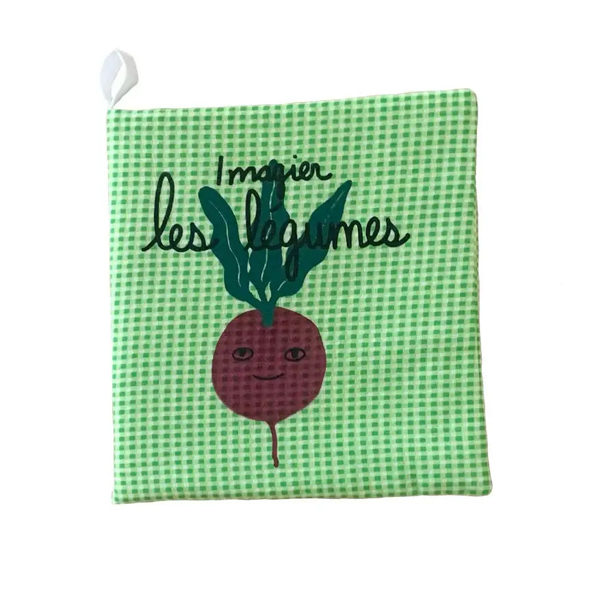 IMAGIER LES LÉGUMES - LIVRE EN TISSU