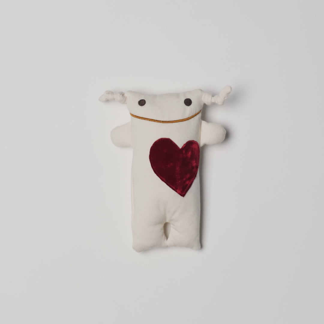MONSIEUR TSÉ-TSÉ COEUR ROUGE - PELUCHE