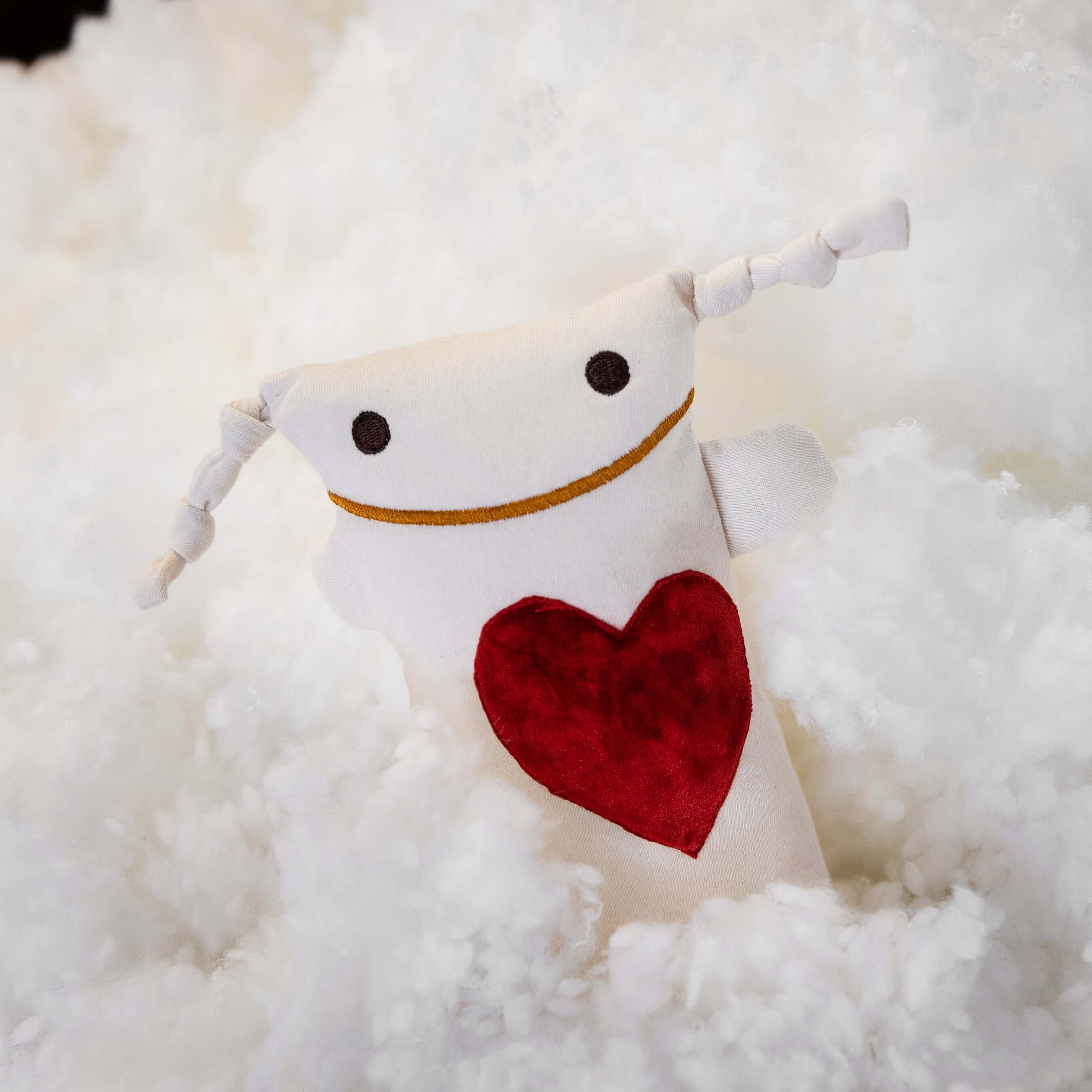 MONSIEUR TSÉ-TSÉ COEUR ROUGE - PELUCHE