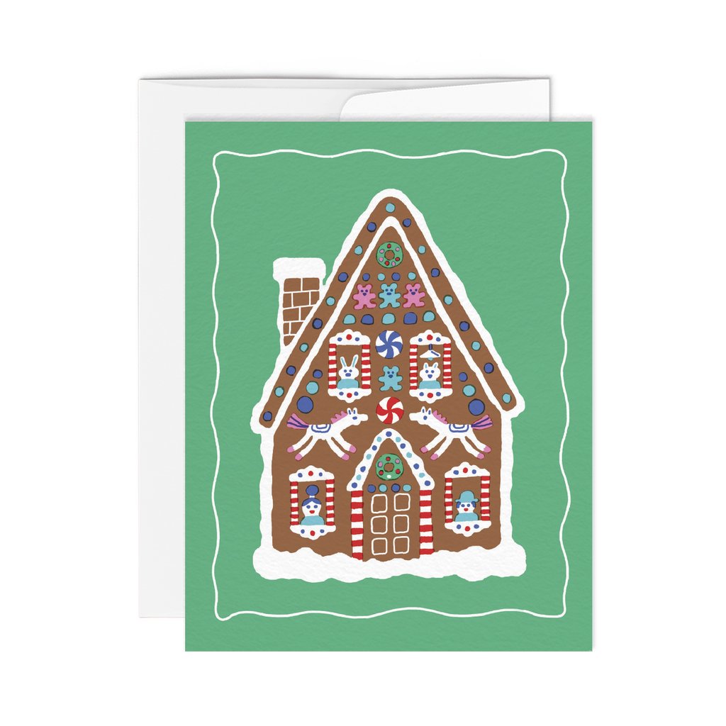 CARD - GINGER BREAD HOUSE