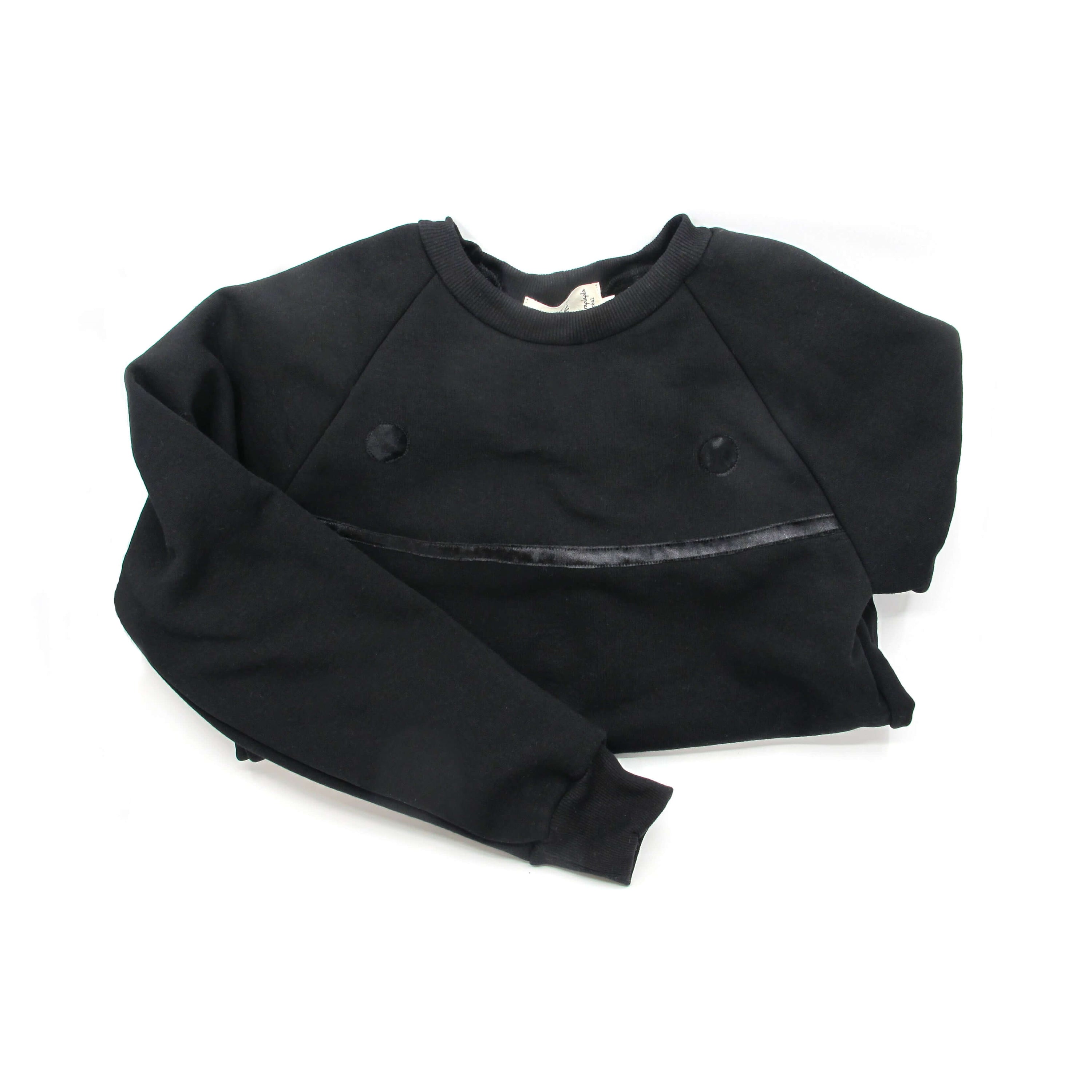 ADULT SWEATER - BLACK CREWNECK